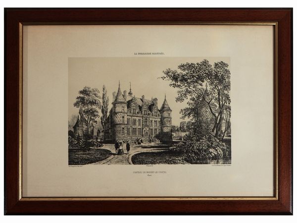 Serie di sei stampe decorative  - Asta Un'antica dimora marchigiana: Arredi antichi e Arte contemporanea - Associazione Nazionale - Case d'Asta italiane