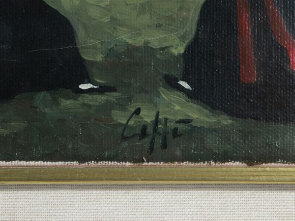 Nino Caffè : Pretini  - Asta Un'antica dimora marchigiana: Arredi antichi e Arte contemporanea - Associazione Nazionale - Case d'Asta italiane