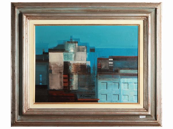 Bocchini Mario : Case in riviera  - Asta Un'antica dimora marchigiana: Arredi antichi e Arte contemporanea - Associazione Nazionale - Case d'Asta italiane