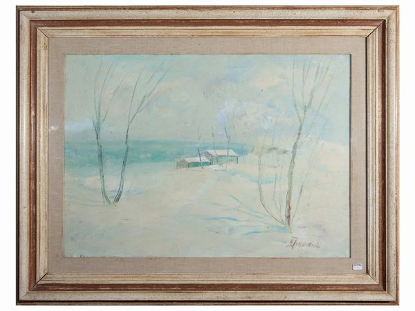 Tre dipinti  - Asta Un'antica dimora marchigiana: Arredi antichi e Arte contemporanea - Associazione Nazionale - Case d'Asta italiane