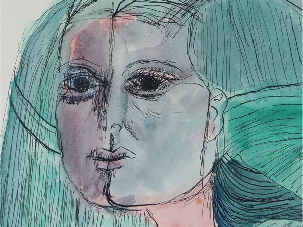 Bruno Cassinari : Nudo femminile 1979  - Asta Un'antica dimora marchigiana: Arredi antichi e Arte contemporanea - Associazione Nazionale - Case d'Asta italiane