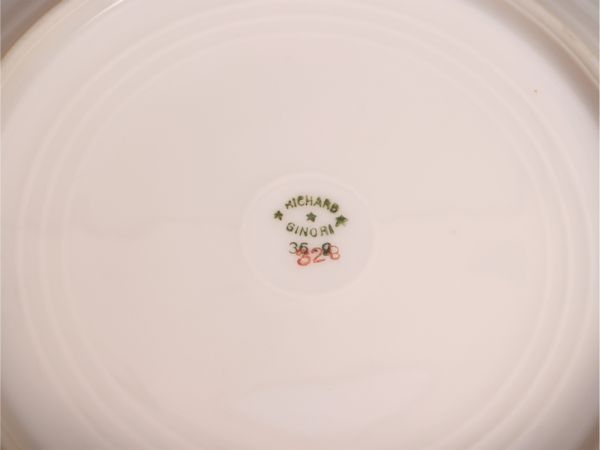 Servizio da frutta in porcellana, Richard Ginori  - Asta Un'antica dimora marchigiana: Arredi antichi e Arte contemporanea - Associazione Nazionale - Case d'Asta italiane