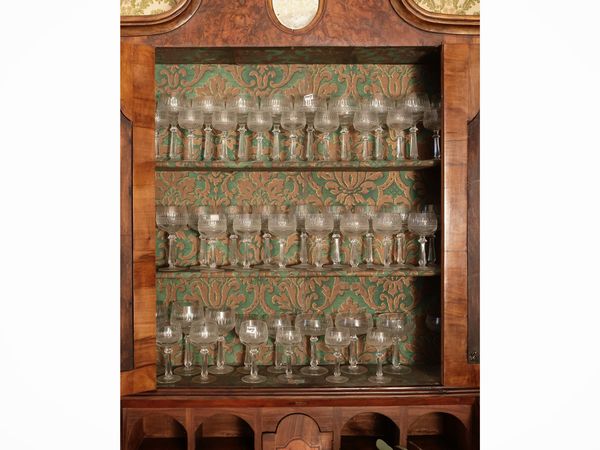 Servizio di bicchieri in cristallo  - Asta Un'antica dimora marchigiana: Arredi antichi e Arte contemporanea - Associazione Nazionale - Case d'Asta italiane