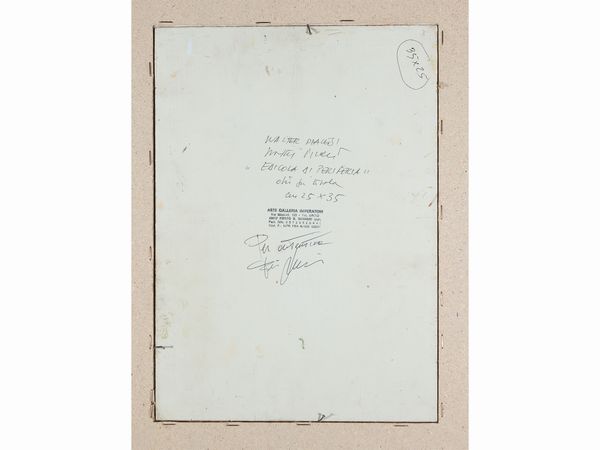 WALTER PIACESI : Edicola di periferia  - Asta Un'antica dimora marchigiana: Arredi antichi e Arte contemporanea - Associazione Nazionale - Case d'Asta italiane