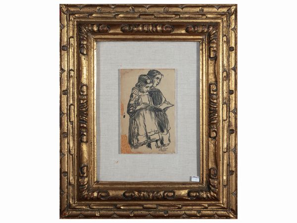 Antonino Leto : Bambini  - Asta Un'antica dimora marchigiana: Arredi antichi e Arte contemporanea - Associazione Nazionale - Case d'Asta italiane