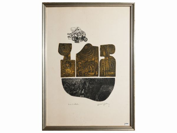 Lotto di bozzetti e grafica  - Asta Un'antica dimora marchigiana: Arredi antichi e Arte contemporanea - Associazione Nazionale - Case d'Asta italiane