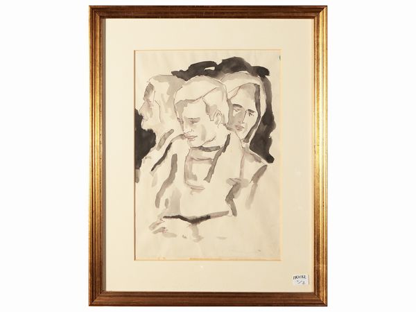 Lotto di bozzetti e grafica  - Asta Un'antica dimora marchigiana: Arredi antichi e Arte contemporanea - Associazione Nazionale - Case d'Asta italiane