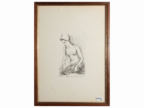 Lotto di bozzetti e grafica  - Asta Un'antica dimora marchigiana: Arredi antichi e Arte contemporanea - Associazione Nazionale - Case d'Asta italiane