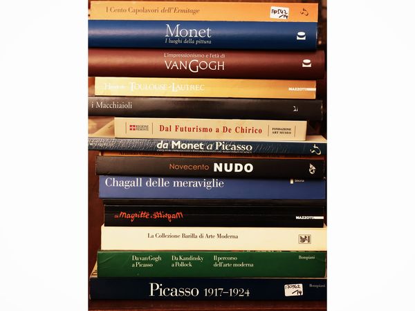 Libri: Arte del Novecento  - Asta Un'antica dimora marchigiana: Arredi antichi e Arte contemporanea - Associazione Nazionale - Case d'Asta italiane