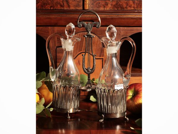 Oliera in argento  - Asta Un'antica dimora marchigiana: Arredi antichi e Arte contemporanea - Associazione Nazionale - Case d'Asta italiane