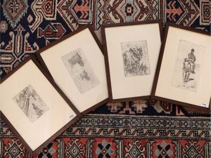 Giovanni Fattori - Cavalli e personaggi