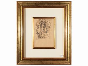 Orfeo Tamburi - Donna con cappello 1934