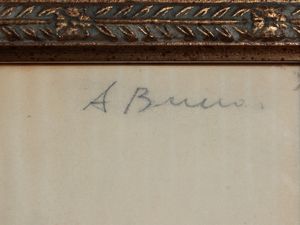 Antonio Bueno : Ragazza  - Asta Un'antica dimora marchigiana: Arredi antichi e Arte contemporanea - Associazione Nazionale - Case d'Asta italiane