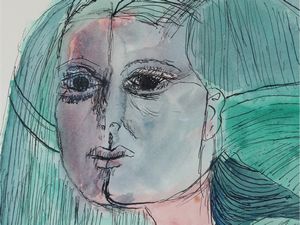 Bruno Cassinari : Nudo femminile 1979  - Asta Un'antica dimora marchigiana: Arredi antichi e Arte contemporanea - Associazione Nazionale - Case d'Asta italiane