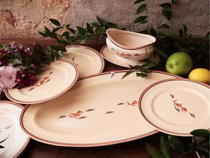 Giò Ponti - Servito da pesce in terraglia, Richard Ginori San Cristoforo 1935