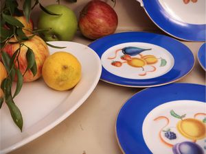 Servizio da frutta in porcellana, Richard Ginori  - Asta Un'antica dimora marchigiana: Arredi antichi e Arte contemporanea - Associazione Nazionale - Case d'Asta italiane