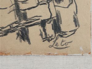 Antonino Leto : Bambini  - Asta Un'antica dimora marchigiana: Arredi antichi e Arte contemporanea - Associazione Nazionale - Case d'Asta italiane