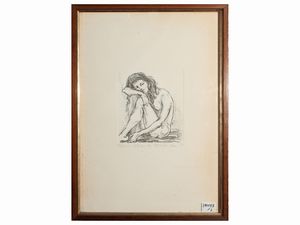 Lotto di bozzetti e grafica  - Asta Un'antica dimora marchigiana: Arredi antichi e Arte contemporanea - Associazione Nazionale - Case d'Asta italiane