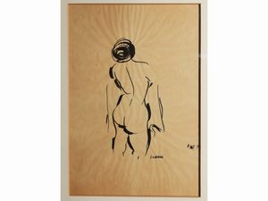 Lotto di bozzetti e grafica  - Asta Un'antica dimora marchigiana: Arredi antichi e Arte contemporanea - Associazione Nazionale - Case d'Asta italiane