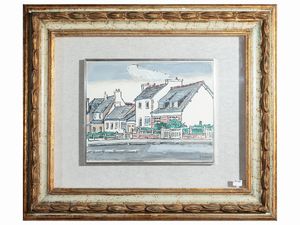 Orfeo Tamburi - Scorcio di citt