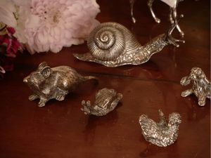 Collezione di piccoli animali in argento  - Asta Un'antica dimora marchigiana: Arredi antichi e Arte contemporanea - Associazione Nazionale - Case d'Asta italiane