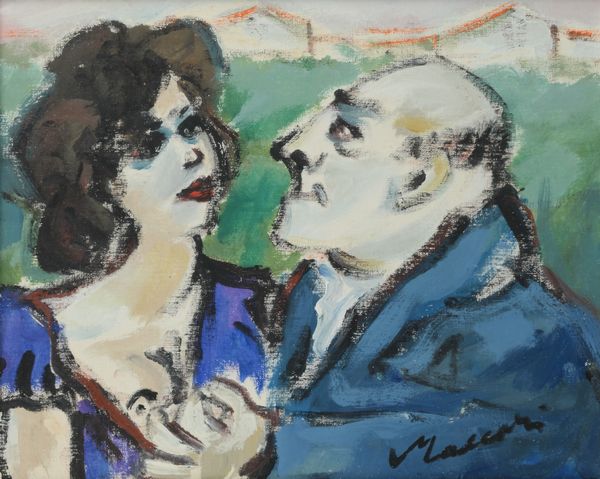 MINO MACCARI : Due figure  - Asta Arte Moderna e Contemporanea - Associazione Nazionale - Case d'Asta italiane