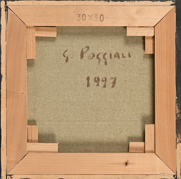 Giampiero Poggiali Berlinghieri : Senza titolo  - Asta Arte Moderna e Contemporanea - Associazione Nazionale - Case d'Asta italiane