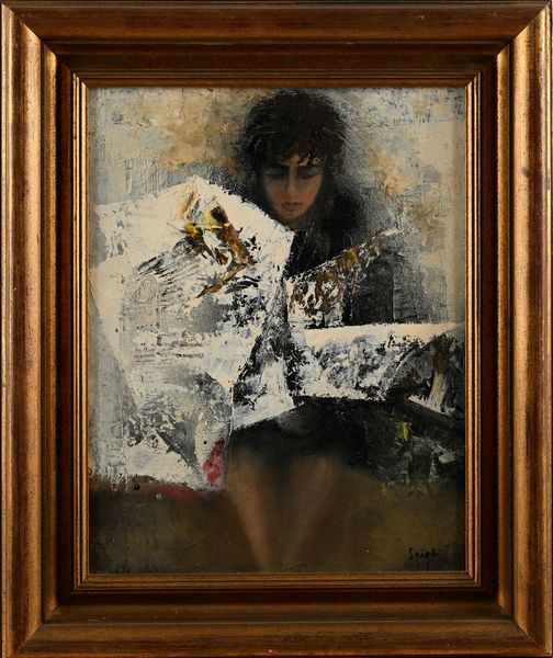 Anonimo del XX secolo : Ritratto di ragazza  - Asta Arte Moderna e Contemporanea - Associazione Nazionale - Case d'Asta italiane