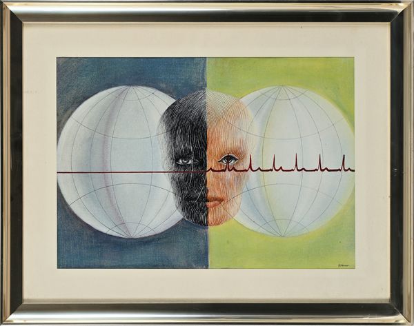 Giacomo Porzano : Homo Scientificus  - Asta Arte Moderna e Contemporanea - Associazione Nazionale - Case d'Asta italiane