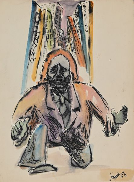 Anonimo del XX secolo : Night Club Dancing  - Asta Arte Moderna e Contemporanea - Associazione Nazionale - Case d'Asta italiane