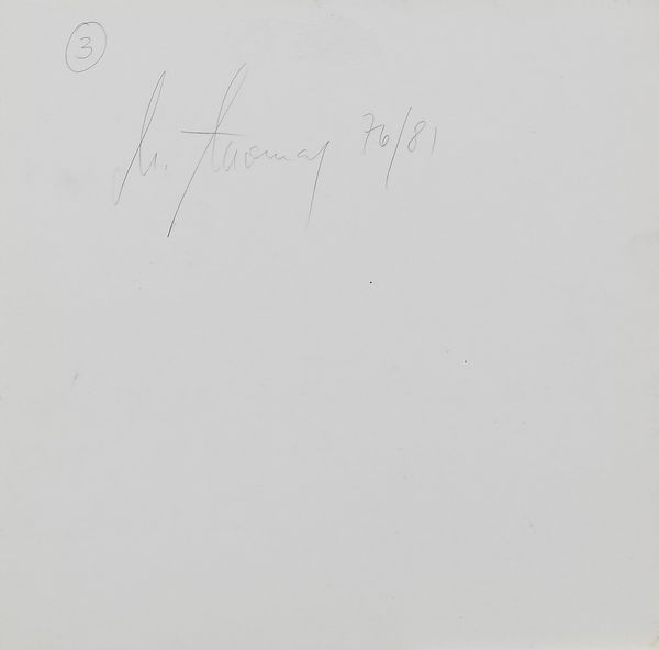 Norbert Thomas : Senza titolo  - Asta Arte Moderna e Contemporanea - Associazione Nazionale - Case d'Asta italiane