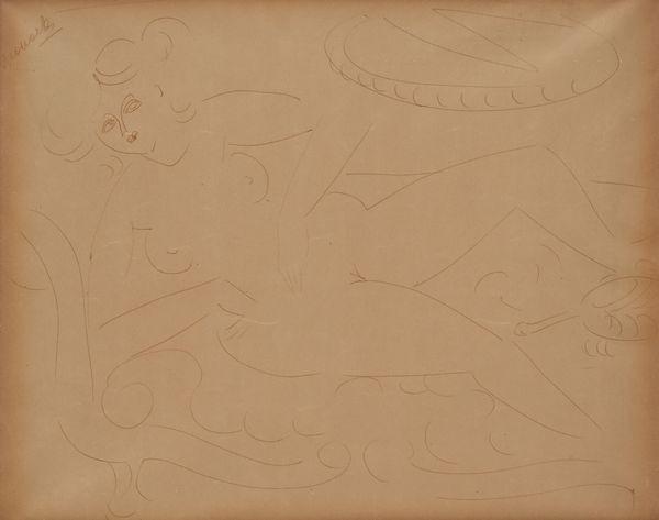 Sante Monachesi : Nudo di donna distesa  - Asta Arte Moderna e Contemporanea - Associazione Nazionale - Case d'Asta italiane