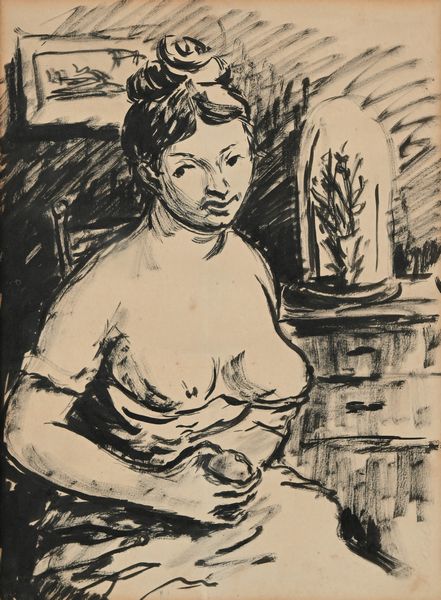 Domenico Purificato : Ritratto di donna seduta  - Asta Arte Moderna e Contemporanea - Associazione Nazionale - Case d'Asta italiane