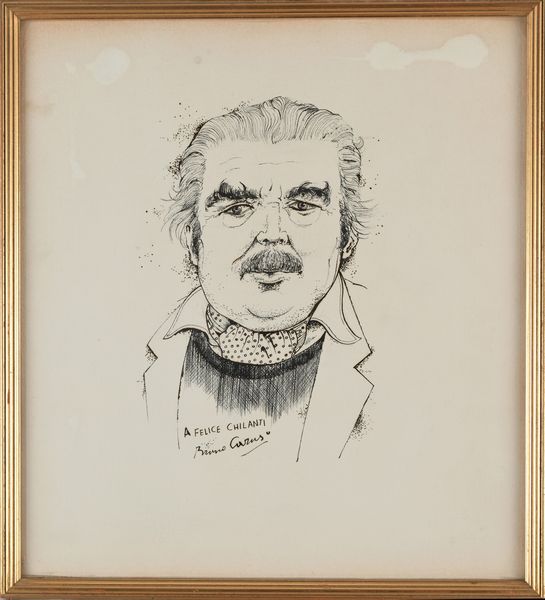 Bruno Caruso : Ritratto di Felice Chilanti  - Asta Arte Moderna e Contemporanea - Associazione Nazionale - Case d'Asta italiane