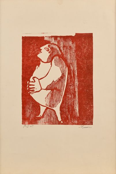 MINO MACCARI : Senza titolo  - Asta Arte Moderna e Contemporanea - Associazione Nazionale - Case d'Asta italiane