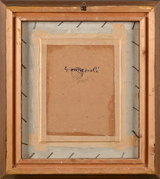 Giovanni Omiccioli : Vaso di fiori su fondo bianco  - Asta Arte Moderna e Contemporanea - Associazione Nazionale - Case d'Asta italiane