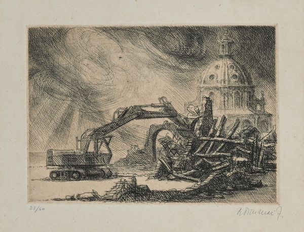 Riccardo Tommasi Ferroni : La cupola  - Asta Arte Moderna e Contemporanea - Associazione Nazionale - Case d'Asta italiane