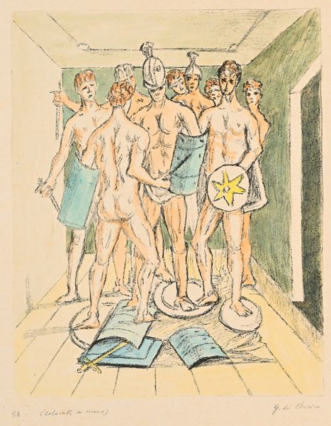 Giorgio de Chirico : Gladiatori  - Asta Arte Moderna e Contemporanea - Associazione Nazionale - Case d'Asta italiane