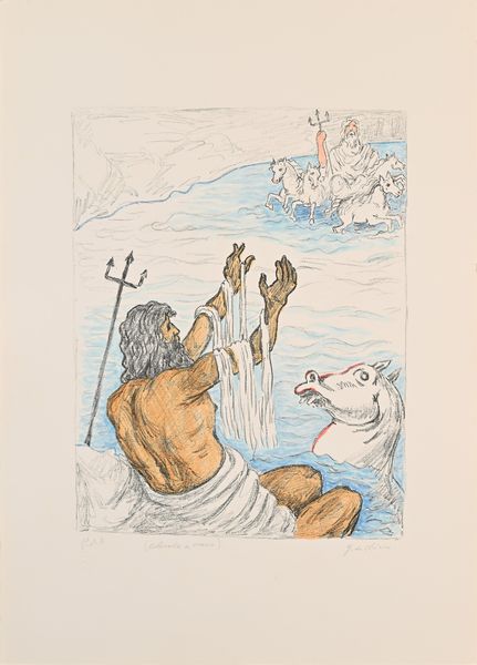 Giorgio de Chirico : Nettuno (offerta a Giove)  - Asta Arte Moderna e Contemporanea - Associazione Nazionale - Case d'Asta italiane