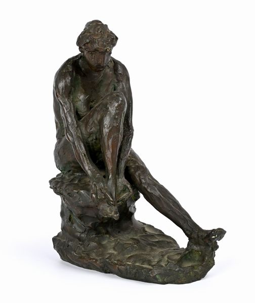 Luigi Broggini : Donna seduta  - Asta Arte Moderna e Contemporanea - Associazione Nazionale - Case d'Asta italiane