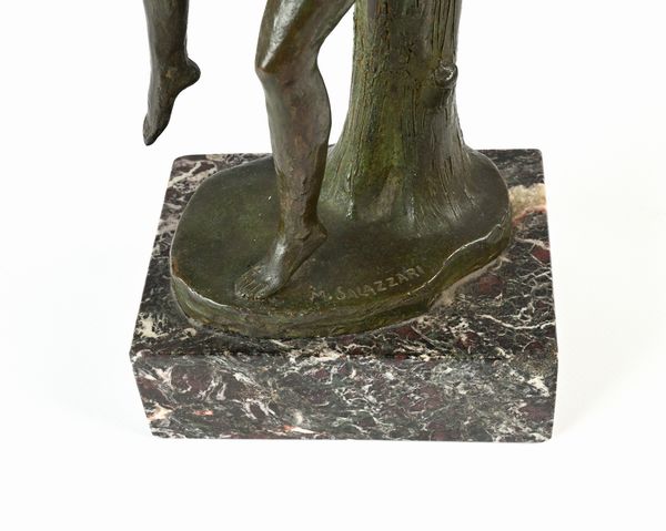 Mario Salazzari : Nudo di donna seduta  - Asta Arte Moderna e Contemporanea - Associazione Nazionale - Case d'Asta italiane