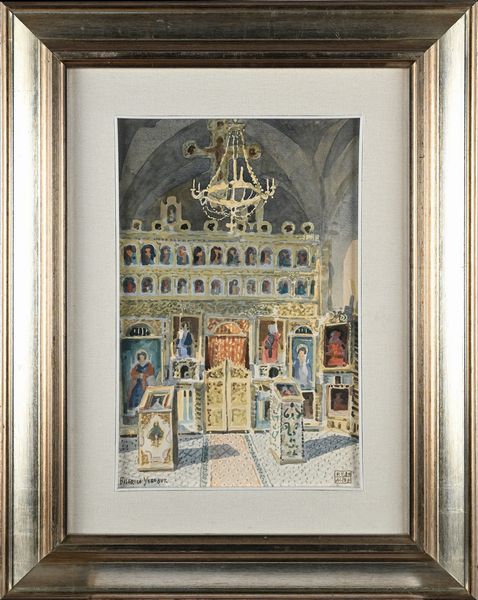 ALDO RISO : Biserica Voronet  - Asta Arte Moderna e Contemporanea - Associazione Nazionale - Case d'Asta italiane