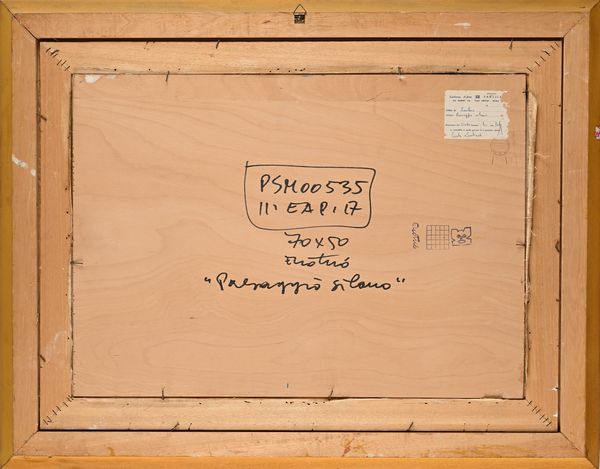 Enotrio Pugliese : Paesaggio silano dipinto su tavola  - Asta Arte Moderna e Contemporanea - Associazione Nazionale - Case d'Asta italiane