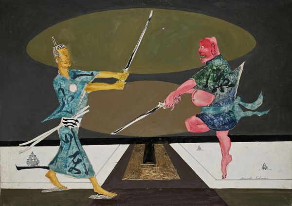 Hirosche  Nakeama : Il Duello  - Asta Arte Moderna e Contemporanea - Associazione Nazionale - Case d'Asta italiane