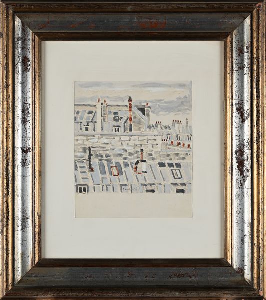 Orfeo Tamburi : Tetti di Parigi  - Asta Arte Moderna e Contemporanea - Associazione Nazionale - Case d'Asta italiane