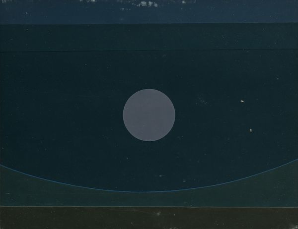 Giovanni Korompay : Mare = suono di Luna  - Asta Arte Moderna e Contemporanea - Associazione Nazionale - Case d'Asta italiane