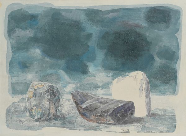 Armando Buratti : Barca sulla spiaggia  - Asta Arte Moderna e Contemporanea - Associazione Nazionale - Case d'Asta italiane