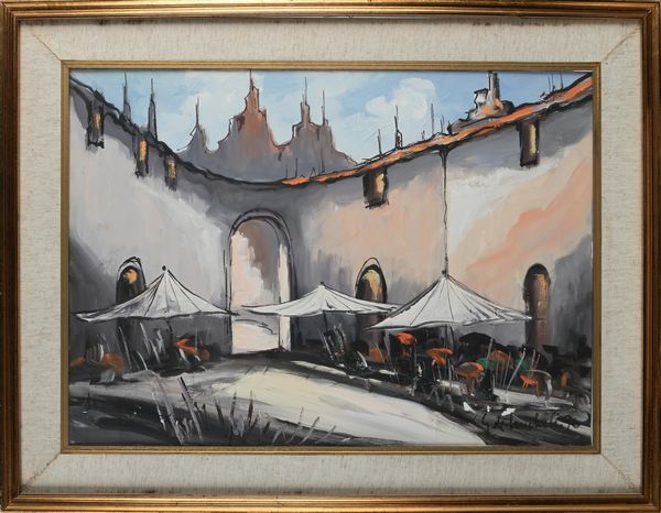 Giacomo De Michelis : Ricordo trecentesco  - Asta Arte Moderna e Contemporanea - Associazione Nazionale - Case d'Asta italiane