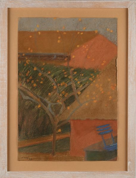 Thomas Corey : Paesaggio con albero di pesco  - Asta Arte Moderna e Contemporanea - Associazione Nazionale - Case d'Asta italiane