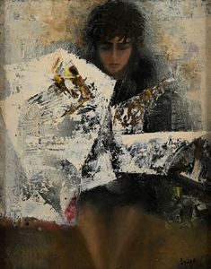 Anonimo del XX secolo - Ritratto di ragazza